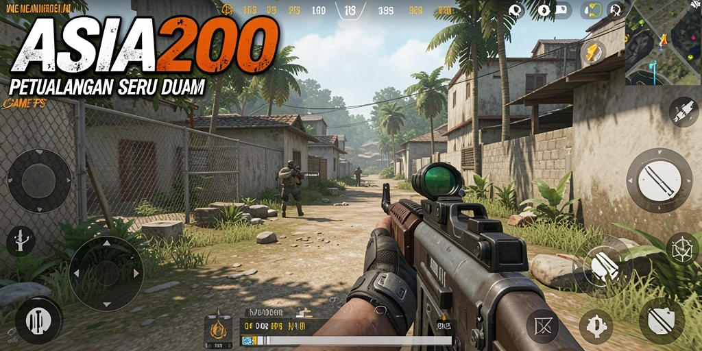 Gameplay seru ASIA200 dengan aksi FPS yang mendebarkan.