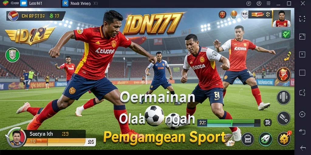 Tampilan menarik dari gameplay IDN777 yang penuh aksi olahraga.