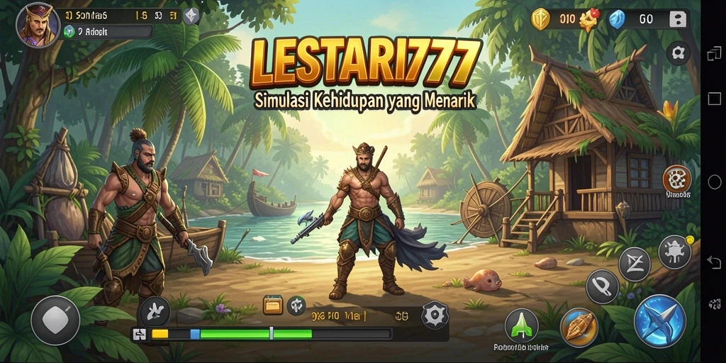 Screenshot menunjukkan pemain dalam aksi gameplay simulasi yang menarik.
