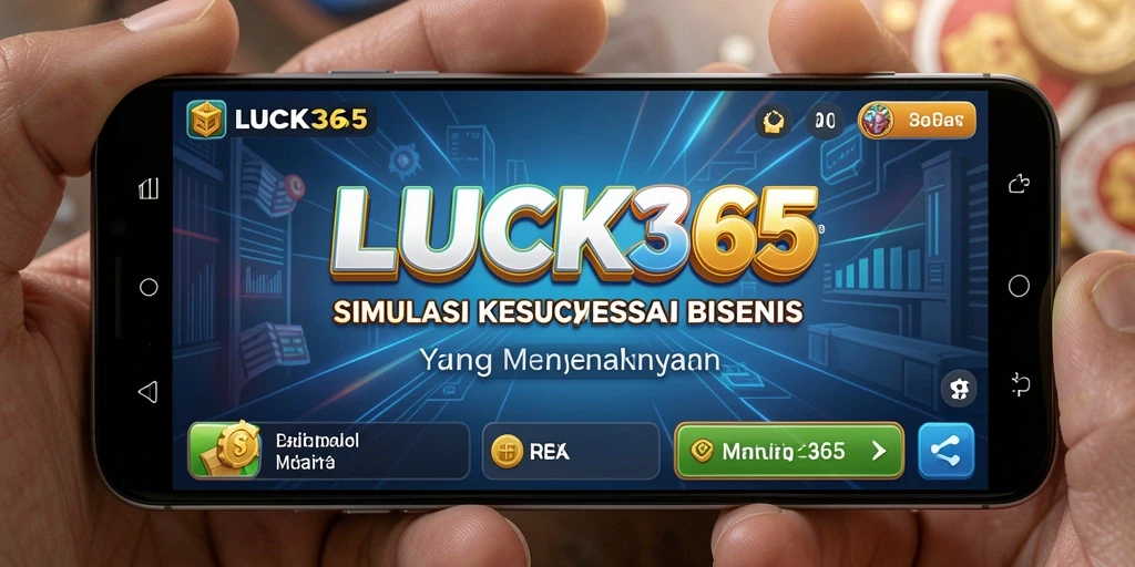 Tangkapan layar gameplay LUCK365 menampilkan momen kesuksesan bisnis.