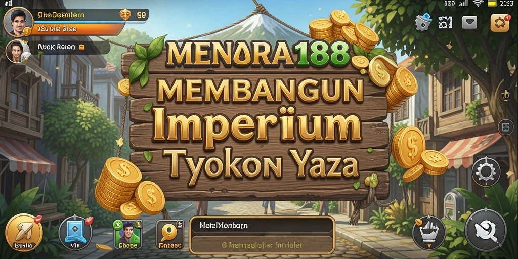 Tangkapan layar <strong>MENARA188</strong> menampilkan gameplay seru dalam membangun bisnis Tycoon.