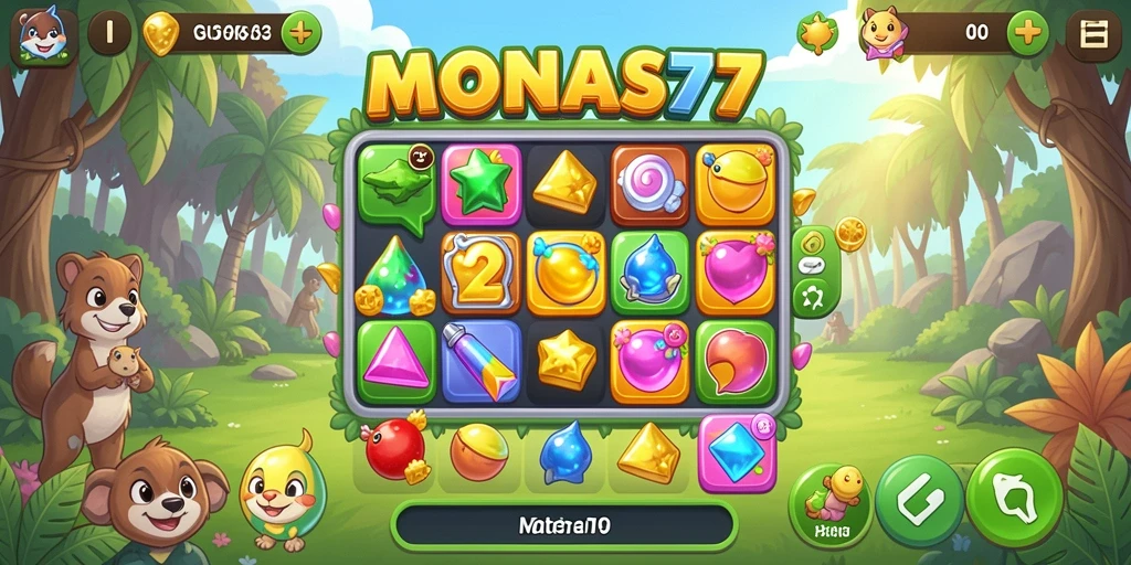 Menampilkan gameplay seru dan tantangan permata di MONAS77.