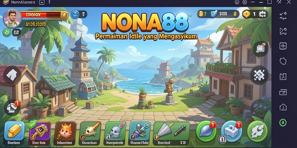 Tampilan gameplay NONA88 yang mengasyikkan dan mudah dipahami.