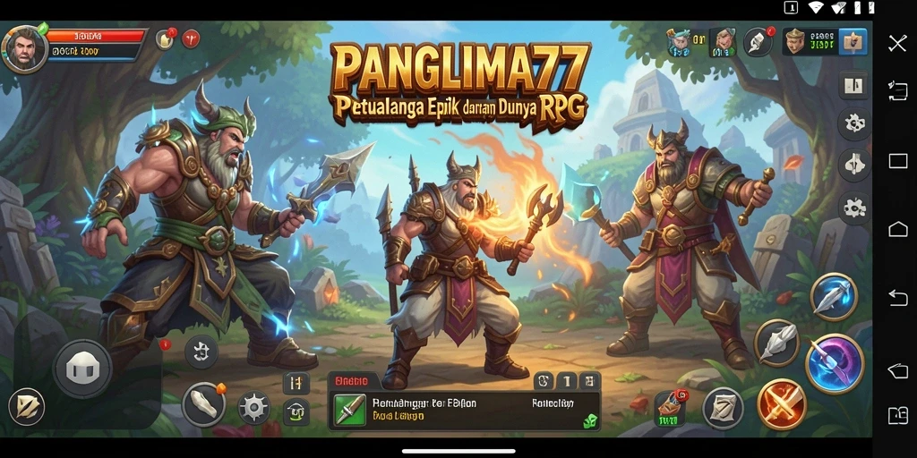 Tangkapan layar menunjukkan gameplay seru di dunia RPG.