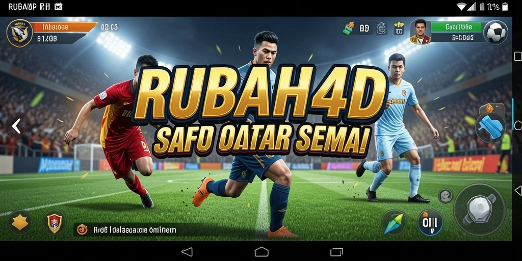 Tangkapan layar utama RUBAH4D menampilkan aksi seru dalam permainan olahraga.